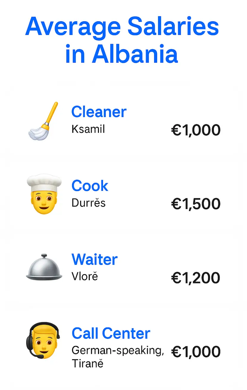 Punesimi në Shqipëri 8 wages general dream albania